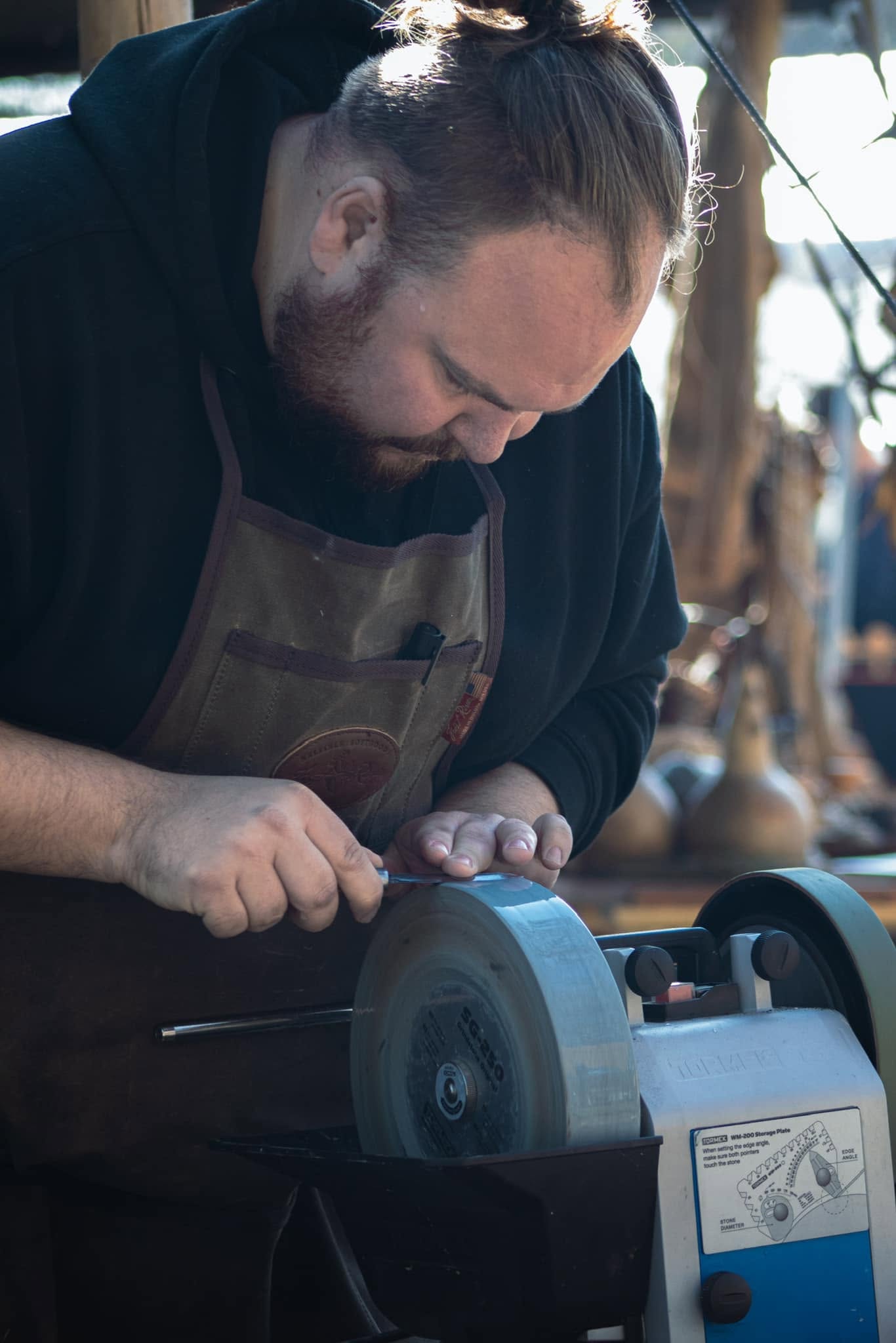 Værkstedet med Tormek og Work Sharp